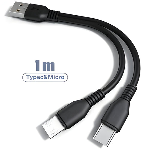Câble de chargement 2 en 1, multi-port USB
