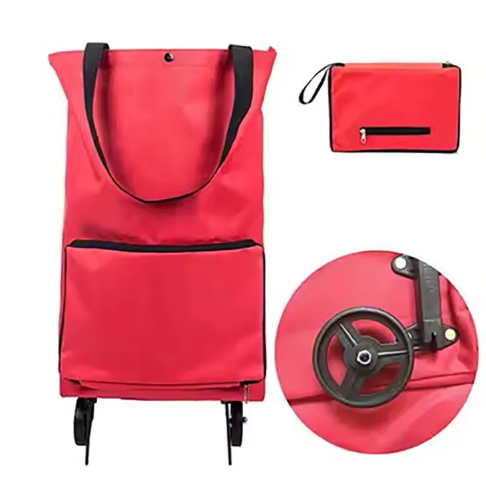 Foldable Portable Shopping Trolley Bag
