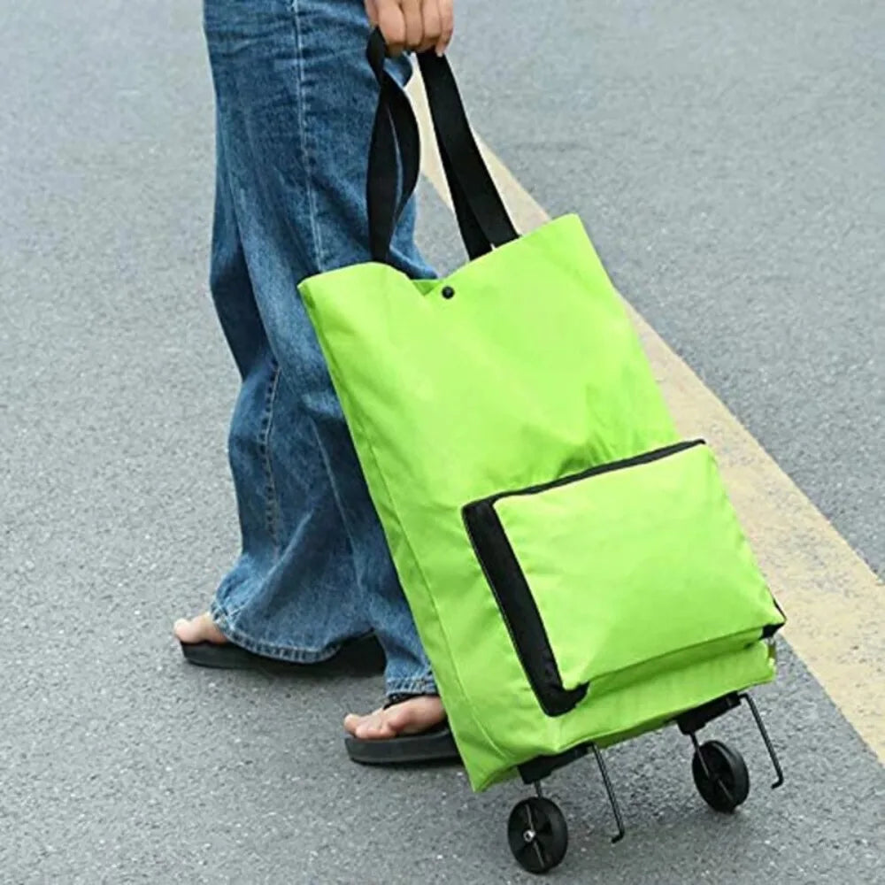 Foldable Portable Shopping Trolley Bag