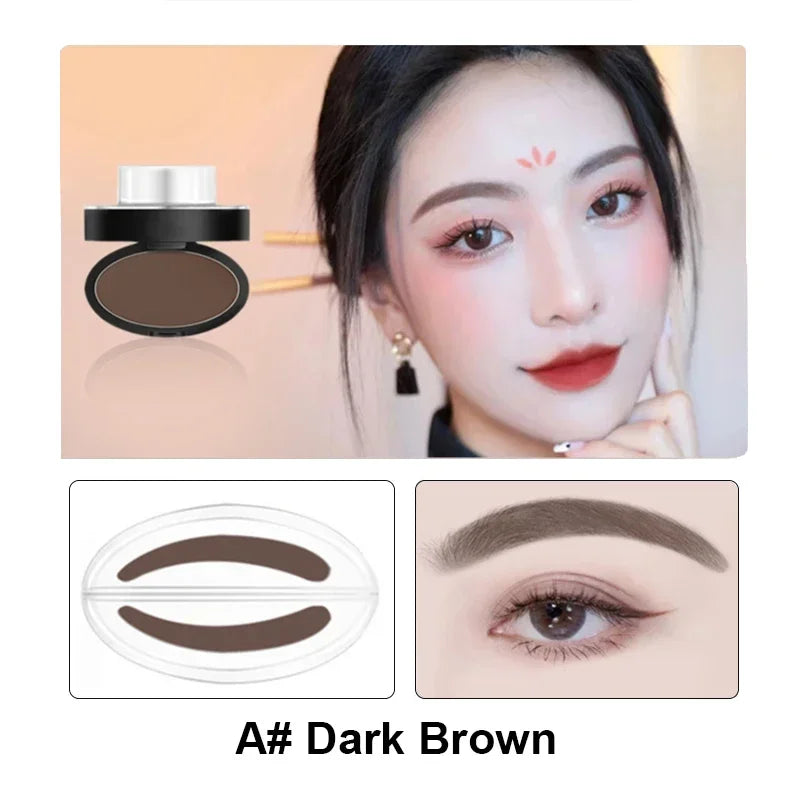 Waterproof Eyebrow Stamp Stencil Kit