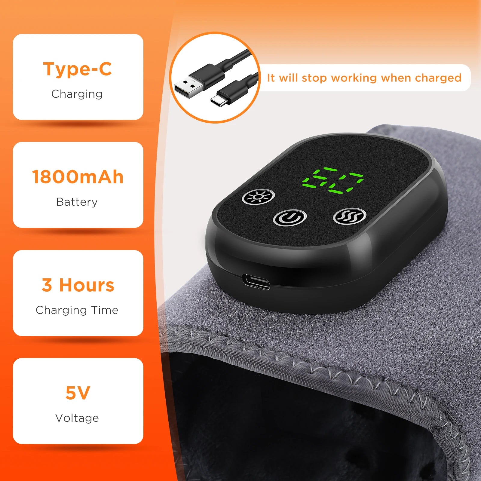 Portable Heated Foot and Hand Massager