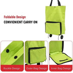 Foldable Portable Shopping Trolley Bag