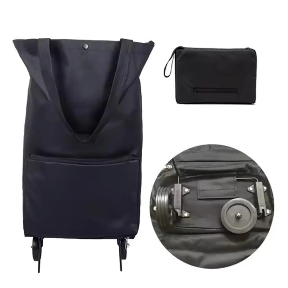 Foldable Portable Shopping Trolley Bag