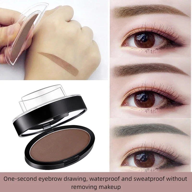 Waterproof Eyebrow Stamp Stencil Kit