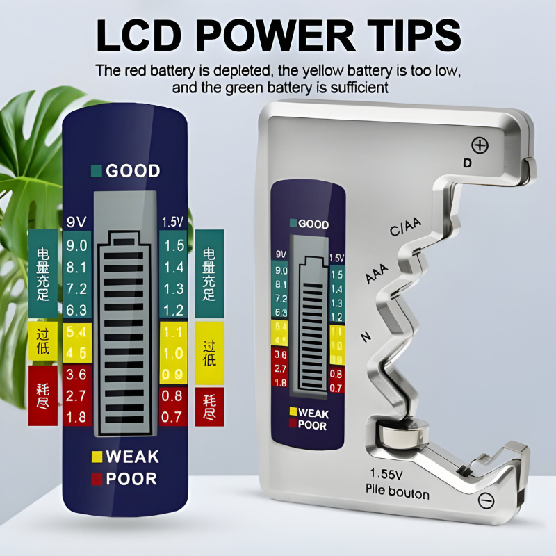 Universal Digital Battery Tester