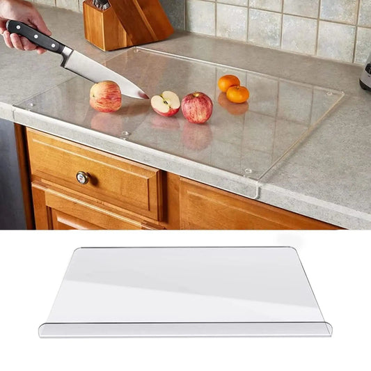 Planche à découper en acrylique transparent avec contre-lèvre