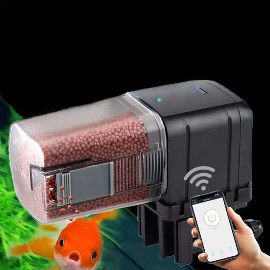 Alimentador automático de alimentos para peces