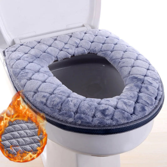 Housse de siège de toilette pour salle de bain (37x44cm)