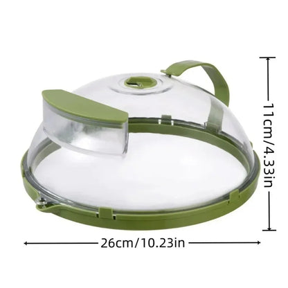 Microwave Food Cover with Water Steamer