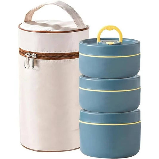 Lunchbox roestvrij staal geïsoleerde voedselcontainer volledige set