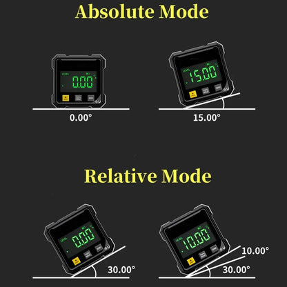 Digital Angle Finder with Laser Level
