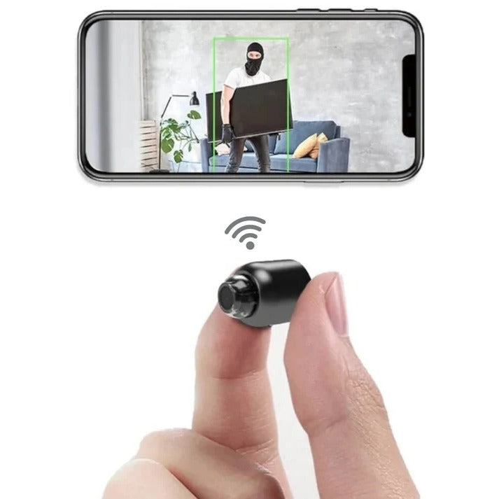Small WiFi Security Camera Night Vision Wireless HD Kids Pet Safety Monitoring