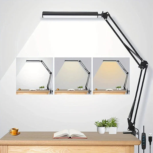 LED-bureaulamp met klem