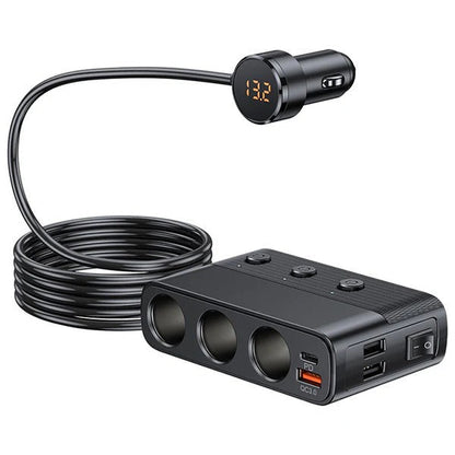 Adaptateur allume-cigare de voiture 7 en 1