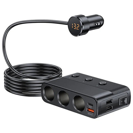 7-in-1 auto-sigarettenaanstekeradapter