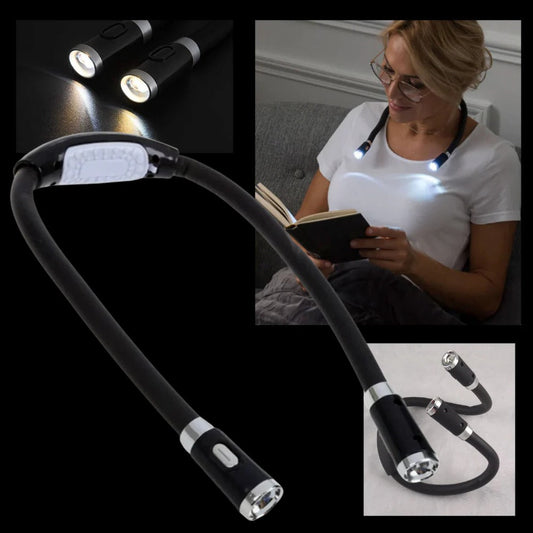 Lampe de lecture LED pour le cou