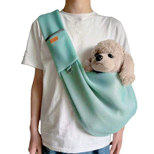 Bolso bandolera ligero y transpirable para perros
