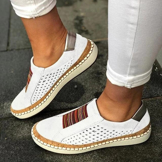 Baskets correctrices d'oignons à fond plat et respirantes pour femmes