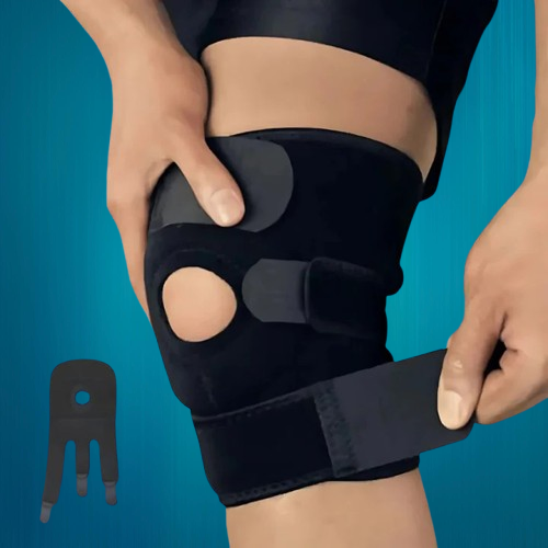 Genouillère avec compression réglable | pour le soulagement de la douleur - Récupération des blessures - Arthrite et stabilité sportive