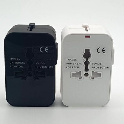 Adaptateur de voyage mondial avec deux ports de chargement USB