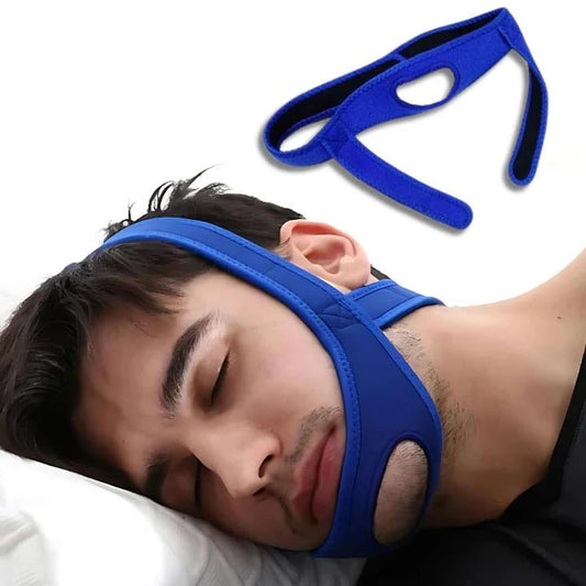 Mentonnière complète pour soulager le ronflement | Soutien à l'apnée du sommeil - Confortable - Utilisation nocturne