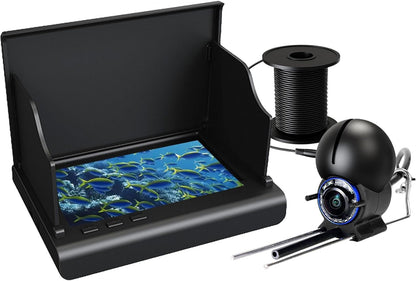 Caméra de pêche sous-marine Portable, détecteur de poissons, avec moniteur LCD de 4.3 pouces