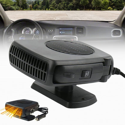 Ventilateur de chauffage de voiture 12 V – Chauffage automatique portable en céramique 150 W/300 W pour un dégivrage et un chauffage rapides