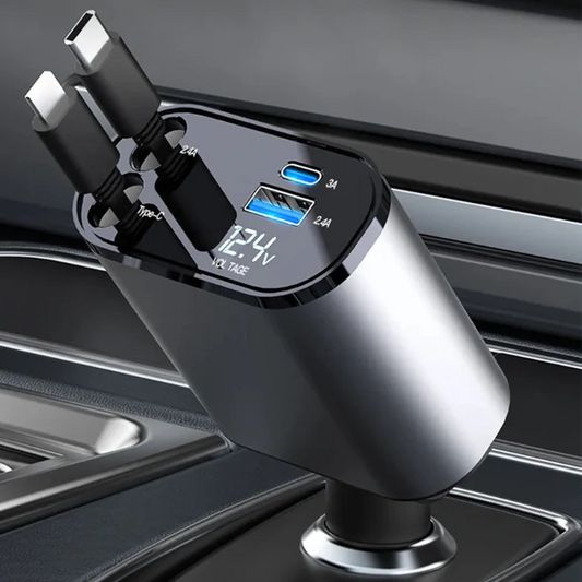 4-in-1 intrekbare autolader