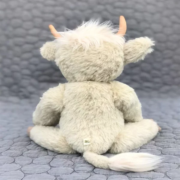 Juguete de peluche de ganado de las Tierras Altas hecho a mano escocés