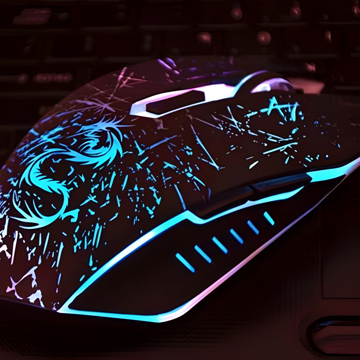 Souris de jeu Dragon légendaire - 3 200 DPI