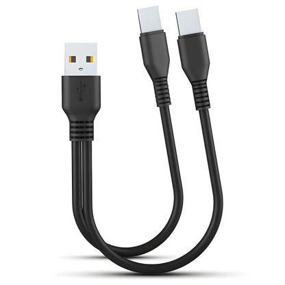 Câble de chargement 2 en 1, multi-port USB