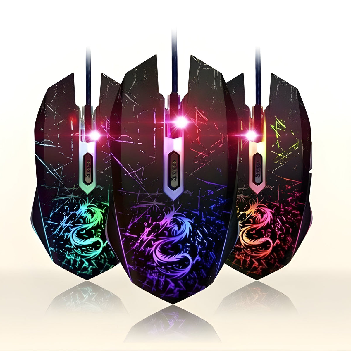 Souris de jeu Dragon légendaire - 3 200 DPI