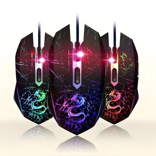 Souris de jeu Dragon légendaire - 3 200 DPI