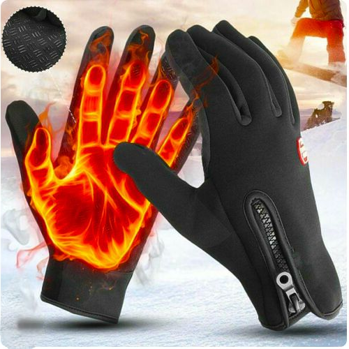 Guantes Térmicos Calentamiento Ciclismo Bicicleta Esquí Guantes para Hombres y Mujeres