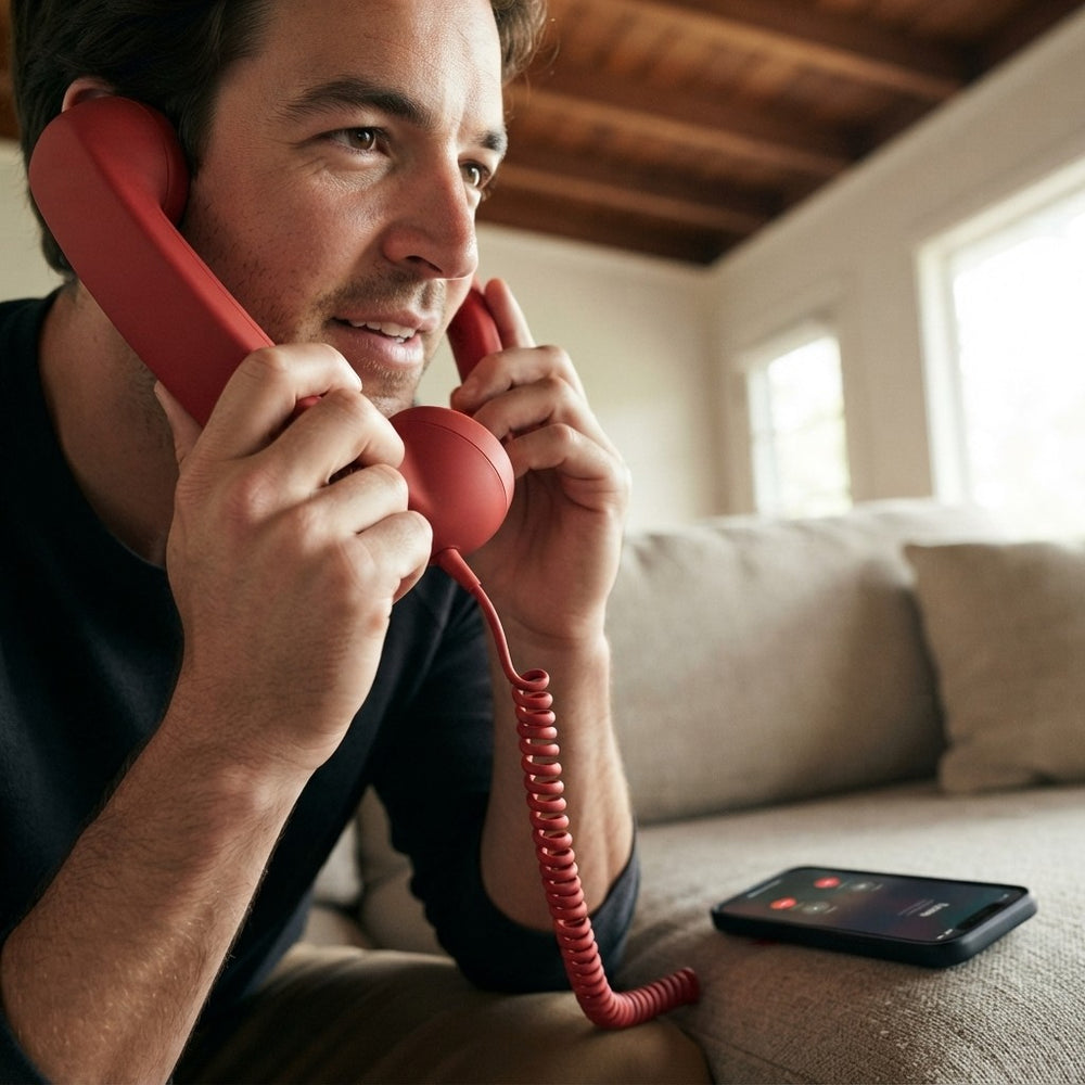 Retro Matte Phone Handset