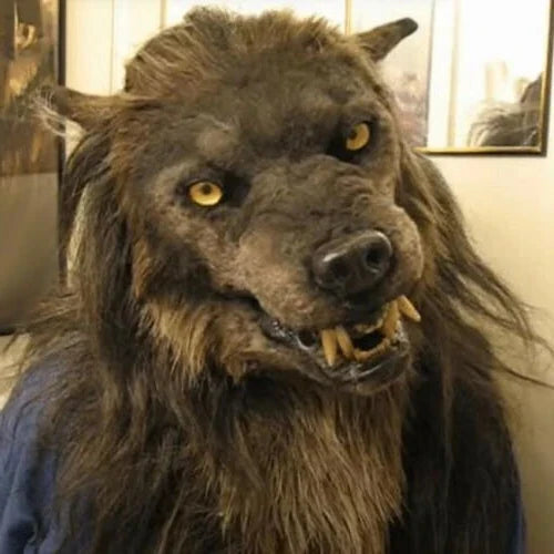 Máscara de lobo aterradora - Máscara de disfraz para fiesta de disfraces de Halloween