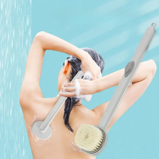 Épurateur de dos à long manche pour douche
